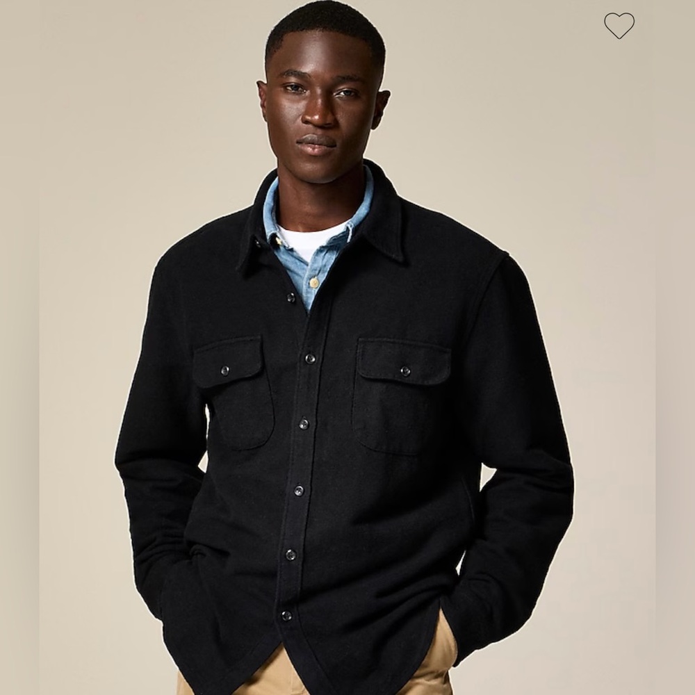 NWT J Crew men’s heavyweight chamois work shirt